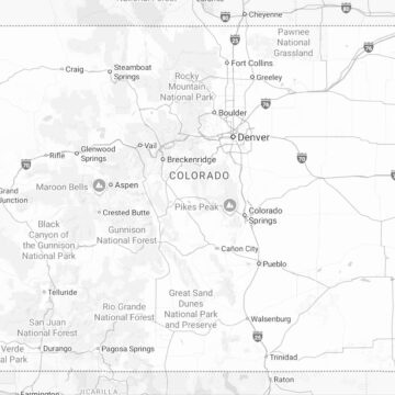 colorado state map