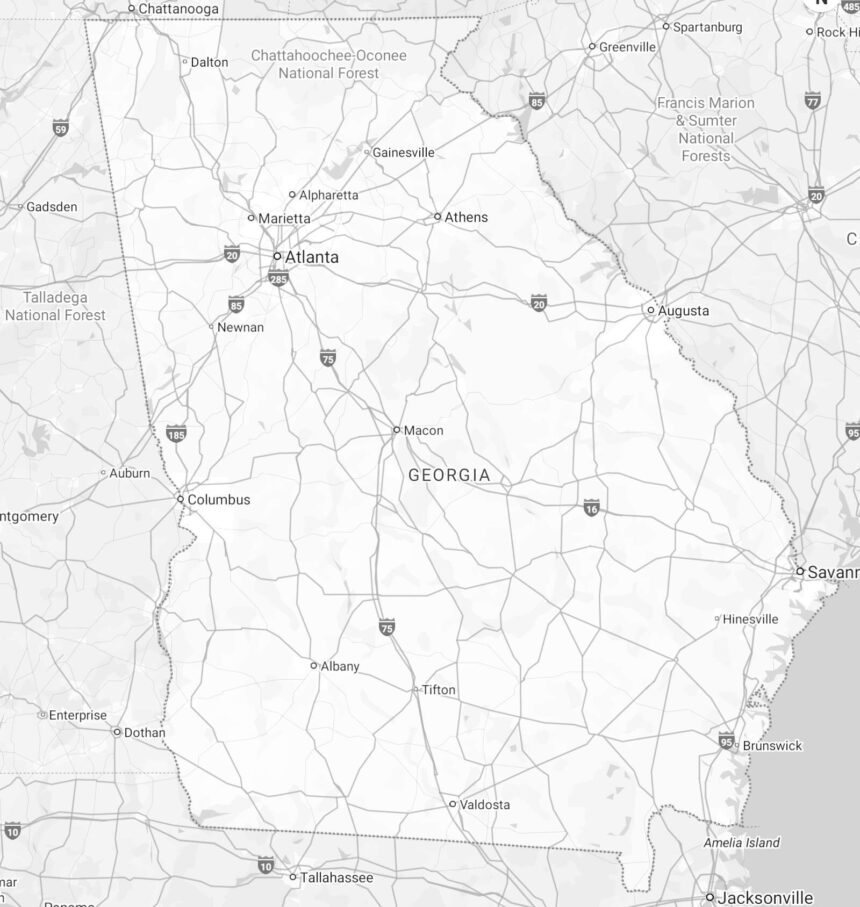georgia state map