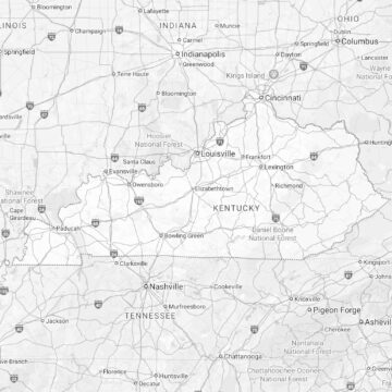 kentucky state map