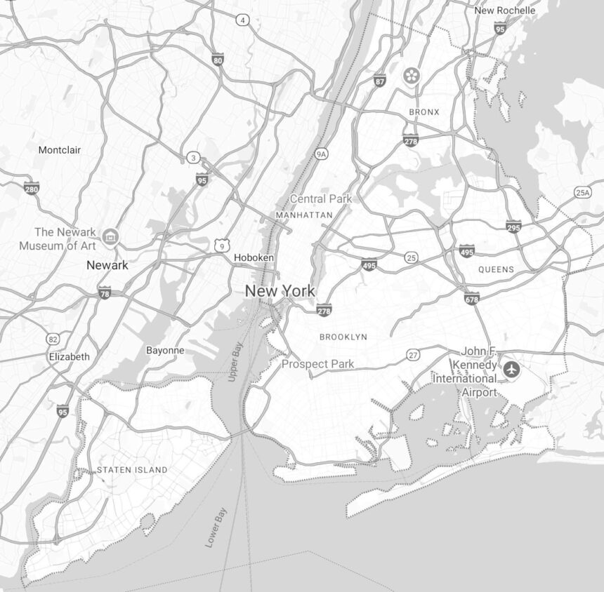 new york city map