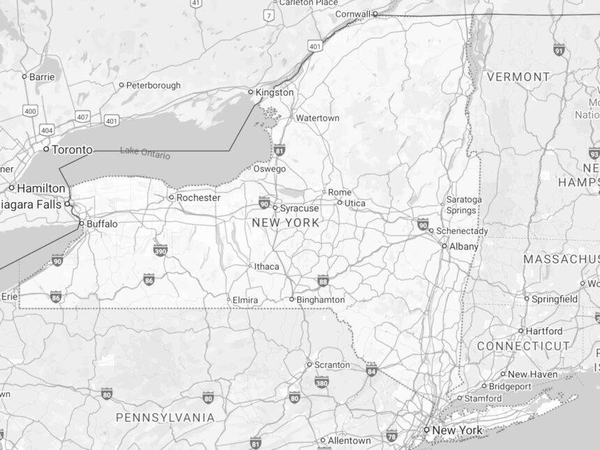 new york state map