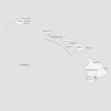 hawaii state map