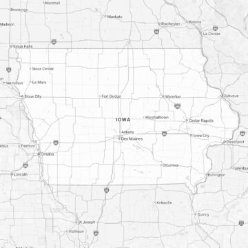 iowa state map