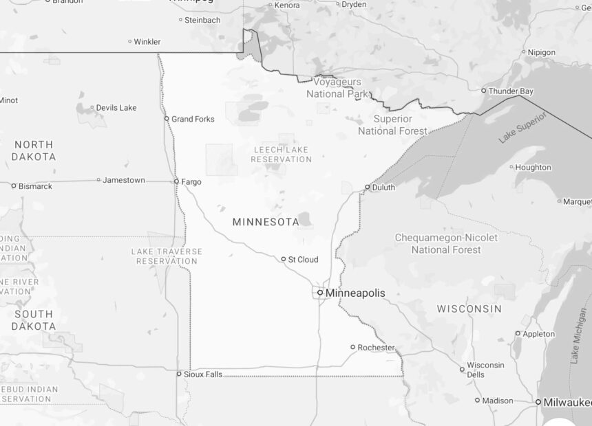 minnesota state map