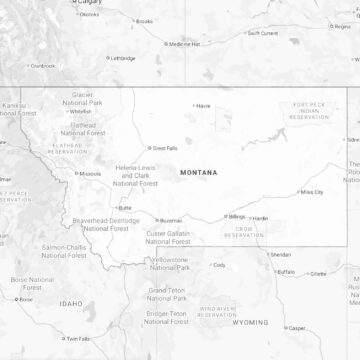 montana state map