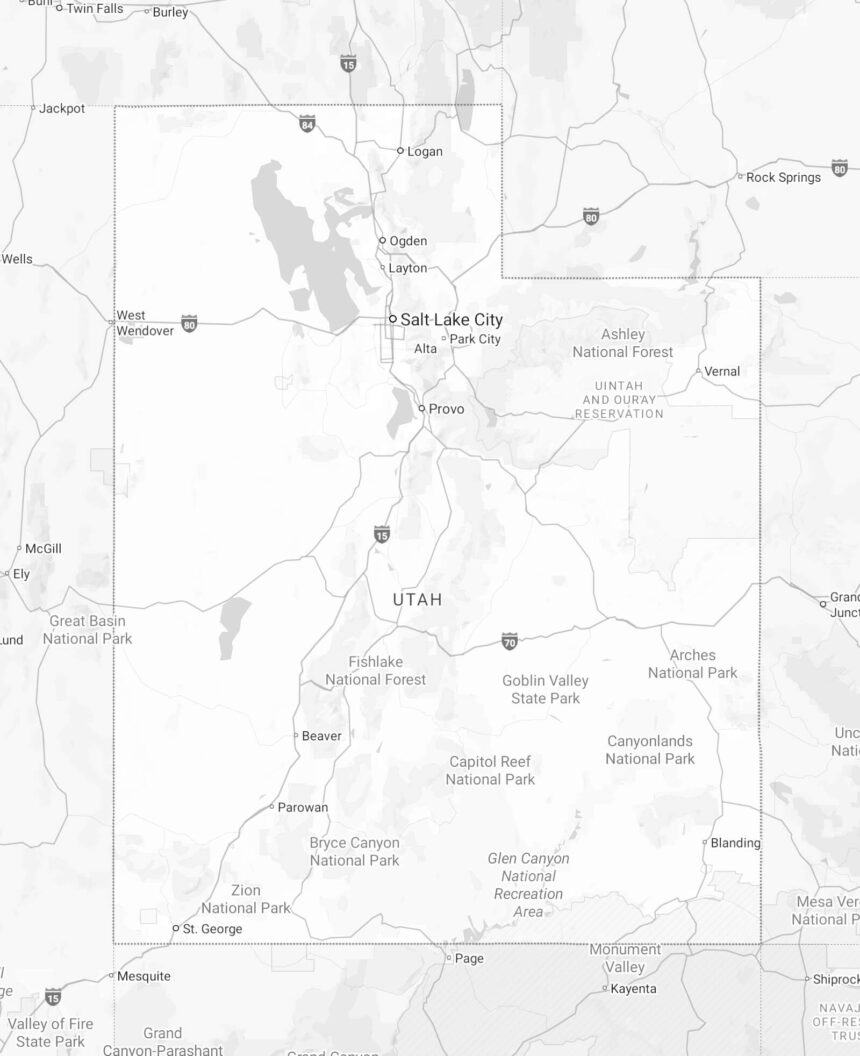 utah state map